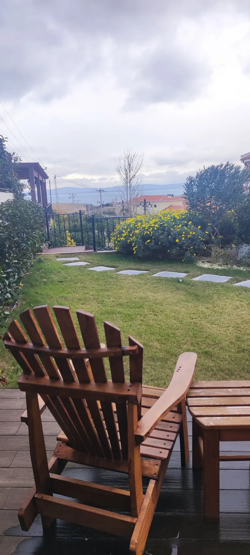 Oikos Bozcaada kış bahçesi ve deniz